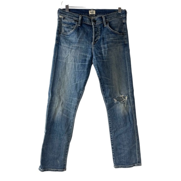 Citizens of Humanity Emerson Slim Boyfriend Ankle in Madera Light, 25 - Picture 2 of 13